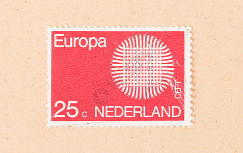 1980年荷兰 荷兰印刷的印章显示h h空气收藏邮票联盟爱好邮资古董信封收集历史性背景图片