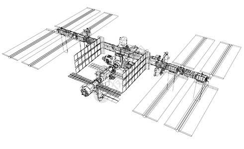 国际空间站大纲 韦克托草图车站飞行器火箭地球蓝图卫星世界星系星舰图片