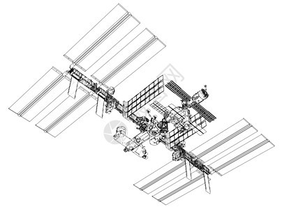 国际空间站大纲 韦克托宇航员插图航天飞机技术车站地球航班星系勘探科学图片