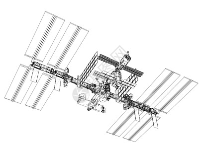 国际空间站大纲 韦克托航天飞机宇宙环绕地球太空空间站货物勘探卫星星舰图片