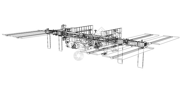 国际空间站大纲 韦克托插图技术火箭蓝图车站飞行器草图飞船宇宙人造卫星图片