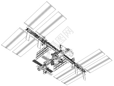 国际空间站大纲 韦克托货物航天飞机星系草图科学宇航员宇宙人造卫星车站世界图片