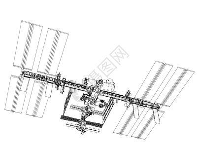 国际空间站大纲 韦克托星系飞行器宇宙轨道插图勘探世界车站蓝图环绕图片