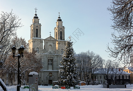 考纳斯圣弗朗西斯泽维尔教堂旅行景点风格宗教建筑学教会历史建筑图片
