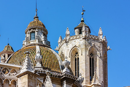 西班牙塔拉戈纳大教堂景点旅行教会圆顶旅游历史性建筑学大教堂历史城市图片