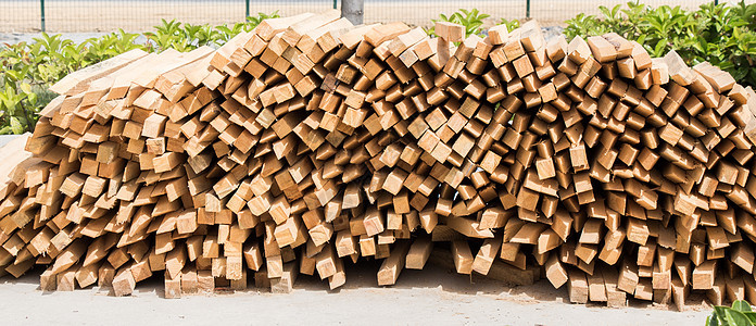 vie 中的木块库存粮食木材建设者长方形木头材料储存修剪日志背景图片