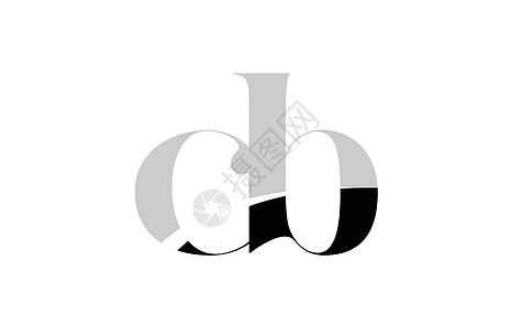 字母cb cb b 黑白标志图标设计图片