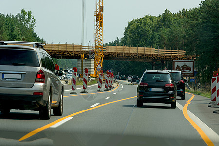 德国公路路景区车道路线线条沥青地平线运输交通蓝色速度驾驶图片