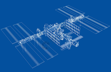 抽象宇宙飞船大纲 韦克托蓝图进步宇航员卫星技术插图星系草图车站太空图片