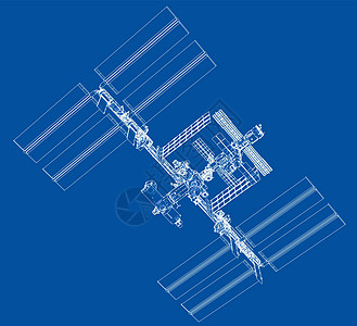 抽象宇宙飞船大纲 韦克托勘探宇航员火箭世界草图插图科幻科学星系航班图片