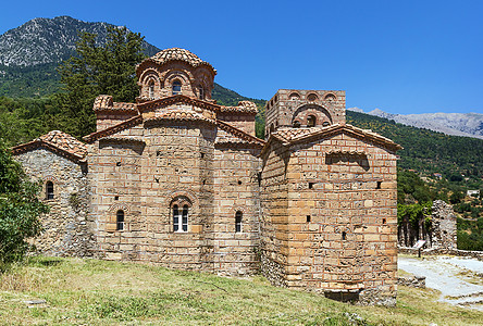 希腊 Mystras历史文化世界教会遗产废墟历史性城市宗教假期图片