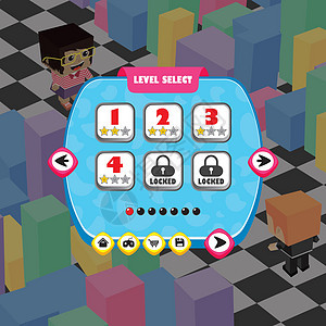 游戏 ui 菜单应用程序移动 ap加载模拟行动孩子们角色糖果手机男生孩子互联网背景图片