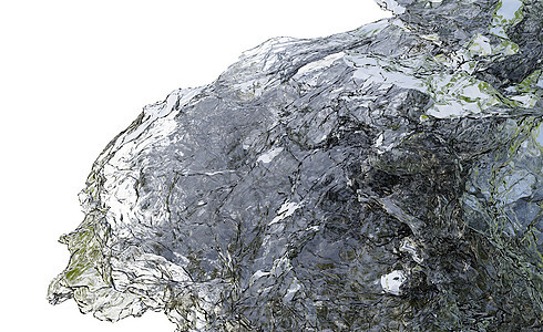 透明的抽象背景  3D 插画涟漪波纹墙纸插图3d液体水池反射海洋海浪图片