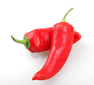 以白色背景为对象的红色辣椒粉贴近食物植物胡椒香肠绿色燃烧蔬菜香料厨房工作室图片