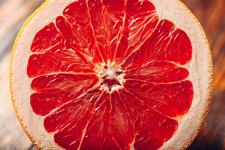一半的里普葡萄汁排毒柚子果汁甜点活力饮食水果食物图片