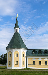 俄罗斯伊维尔斯基修道院建筑历史文化圆顶教会宗教旅行建筑学信仰旅游图片