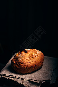 白面包的面包在克洛特燕麦糕点包子棕色粮食饮食玉米纤维谷物食物图片
