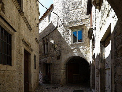 Zadar 城市古地中海建筑街面景象图片