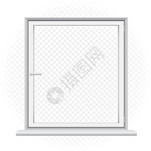 白色窗口模板图片