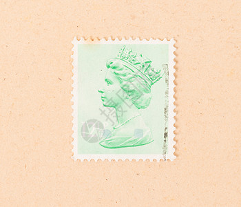 联合王国CIRCA 1980年 印在国王陛下的邮票历史性空气古董版税女王收藏邮资收集爱好头发图片