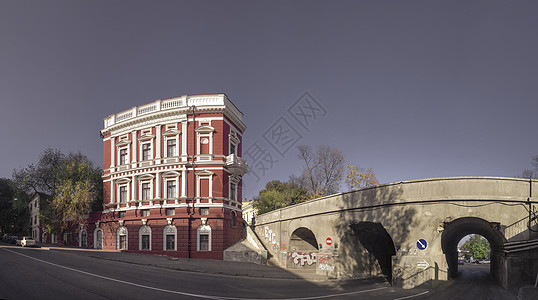 乌克兰敖德萨的Pommer古老建筑城市家园萨班旅行房子建筑学历史性全景历史文化图片