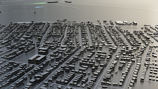 3D 未来派城市建筑景观天空技术街道商业圆顶科幻办公楼天际外星人图片