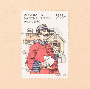 1980年澳大利亚-CIRCA 澳大利亚印刷的邮票显示mai图片