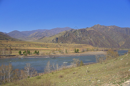 阿尔泰 西伯利亚 俄罗斯 风景 海平面的地貌图片