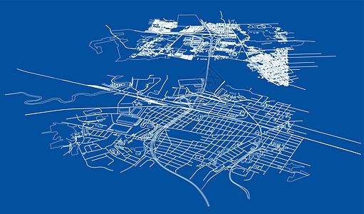 概述城市概念 线框样式墨水城市草图景观插图市中心绘画建筑学艺术鸟瞰图图片