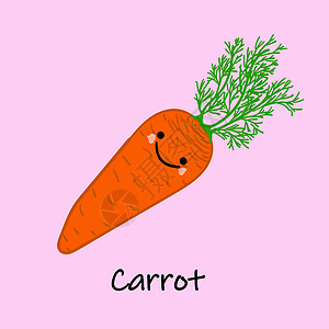 可爱的卡通蔬菜 脸上和情绪都带着微笑 儿童教育卡片 可爱的蔬菜角色漫画孩子们学习英语农场乐趣卡通片植物食物营养图片