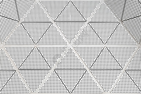现代金属天花板花纹建筑钻石建筑学窗户几何学材料灰色三角形大厅图片