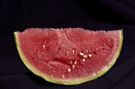 清新夏季西瓜饮食绿色水果白色黑色甜点营养花园种子红色图片