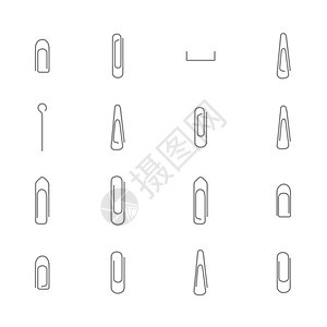 一套各种钢制办公室插图图片