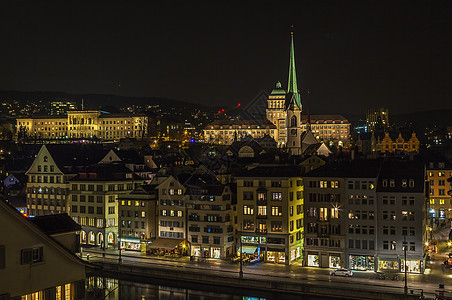 瑞士苏黎世之视 晚间瑞士苏黎世图片