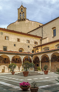 意大利佛罗伦萨历史文化柱子遗产正方形艺术地标大教堂建筑宗教图片