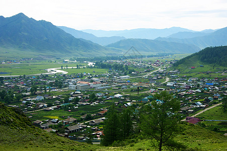 山村高山地貌的年风景图片