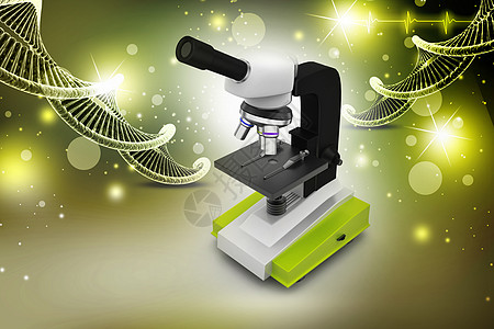 抽象背景的显微镜样本审查创新科学研究微生物学乐器插图临床实验图片