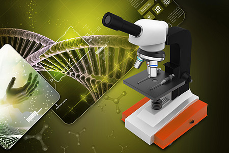 抽象背景的显微镜学习实验微生物学检查科学审查生物学技术教育样本图片