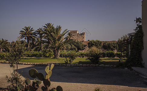 西西里岛的Falconara城堡图片