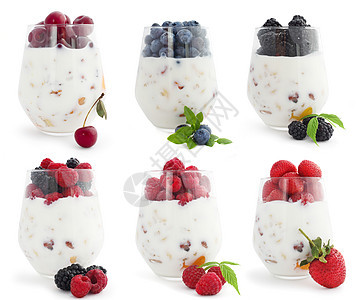 贝里香水ckctalis覆盆子果汁谷物浆果工作室冰沙玻璃食物酸奶牛奶图片