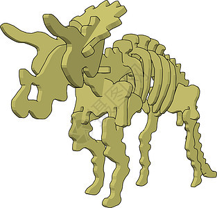 白色背景上的 3d 恐龙插图爬虫侏罗纪挖掘环境化石矿物灭绝勘探博物馆图片