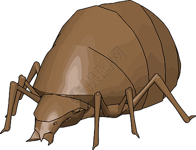 白色背景上的 3D 犀牛甲虫插画矢量黑色创造力草图动物绘画犀牛喇叭卡通片动物群插图图片
