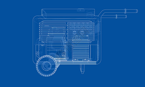 概述便携式汽油发电机 vecto备份技术情况插图燃料车站气体建造工具电气图片