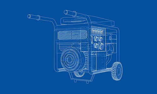 概述便携式汽油发电机 vecto电压备份电极发动机插图燃料活力技术建造力量图片