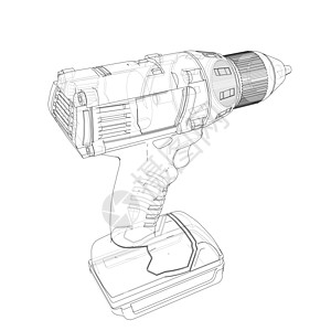 电动无绳螺丝刀 韦克托维修插图木工钻头机械累加器承包商乐器工作钻孔图片