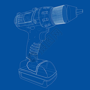 电动无绳螺丝刀 韦克托承包商木工累加器工具乐器木匠机械硬件绘画钻头图片