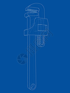 轮廓可调扳手 韦克托技术工人硬件乐器爱好草图气体生活绘画工具图片
