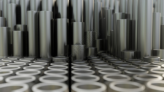 金属点子特写的抽象背景制造业3d工程生产管子合金团体插图工业技术图片