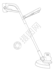 轮廓修剪器割草机 韦克托植物服务修剪场地草地绘画工作园林杂草乐器图片