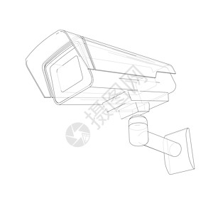 概述闭路电视摄像机 监视器 韦克托电视犯罪监视光学威慑技术记录警卫观众警觉图片